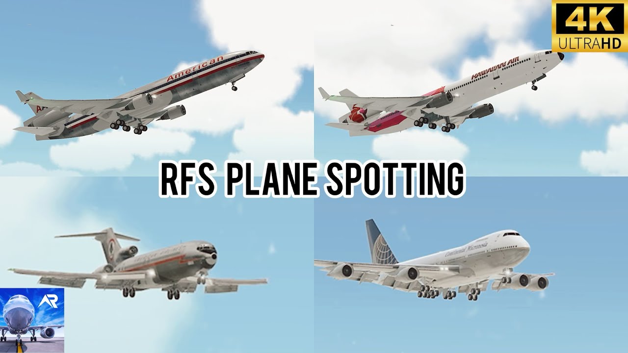 Honolulu Plane Spotting 1998 | RFS-Real Flight Simulator | Vintage Planes | Ultra Realsim #rfsupdate