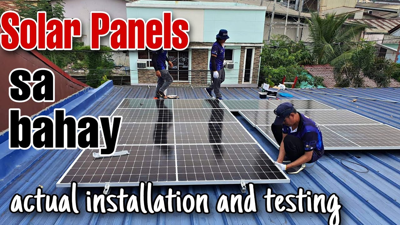 Actual installation ng SOLAR sa bahay/Part 2/Best Finds TV