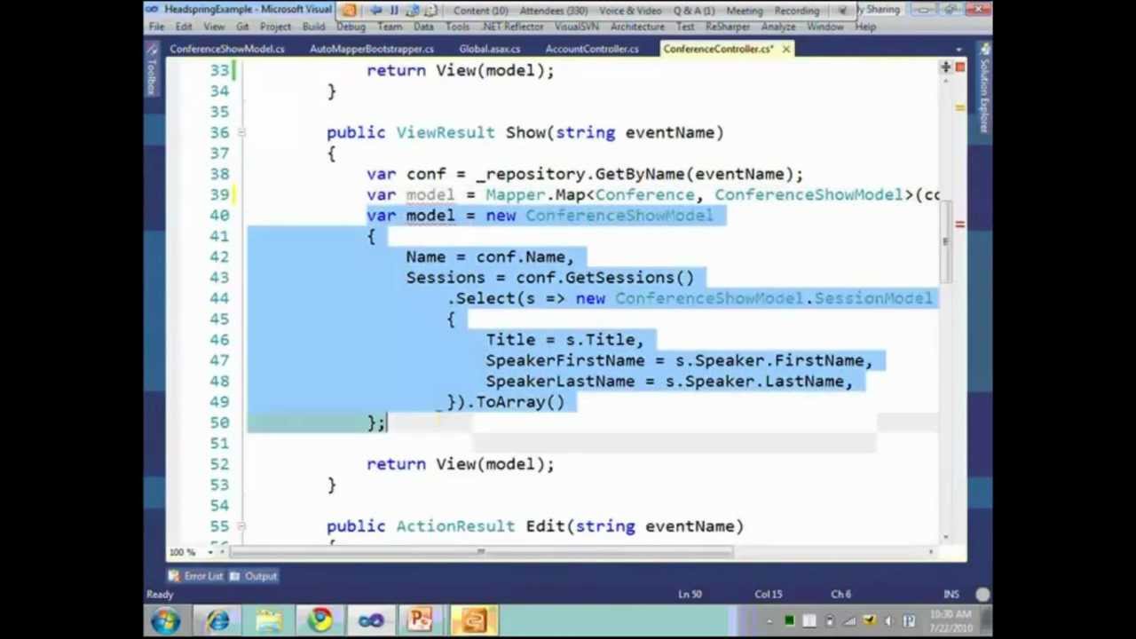 mvcConf 2010 - Put Your Controllers on a Diet - Jimmy Bogard
