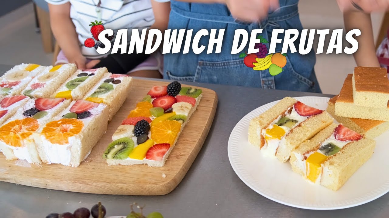 Sandwich de FrutasㅣRico Bonito y Fácil 😋