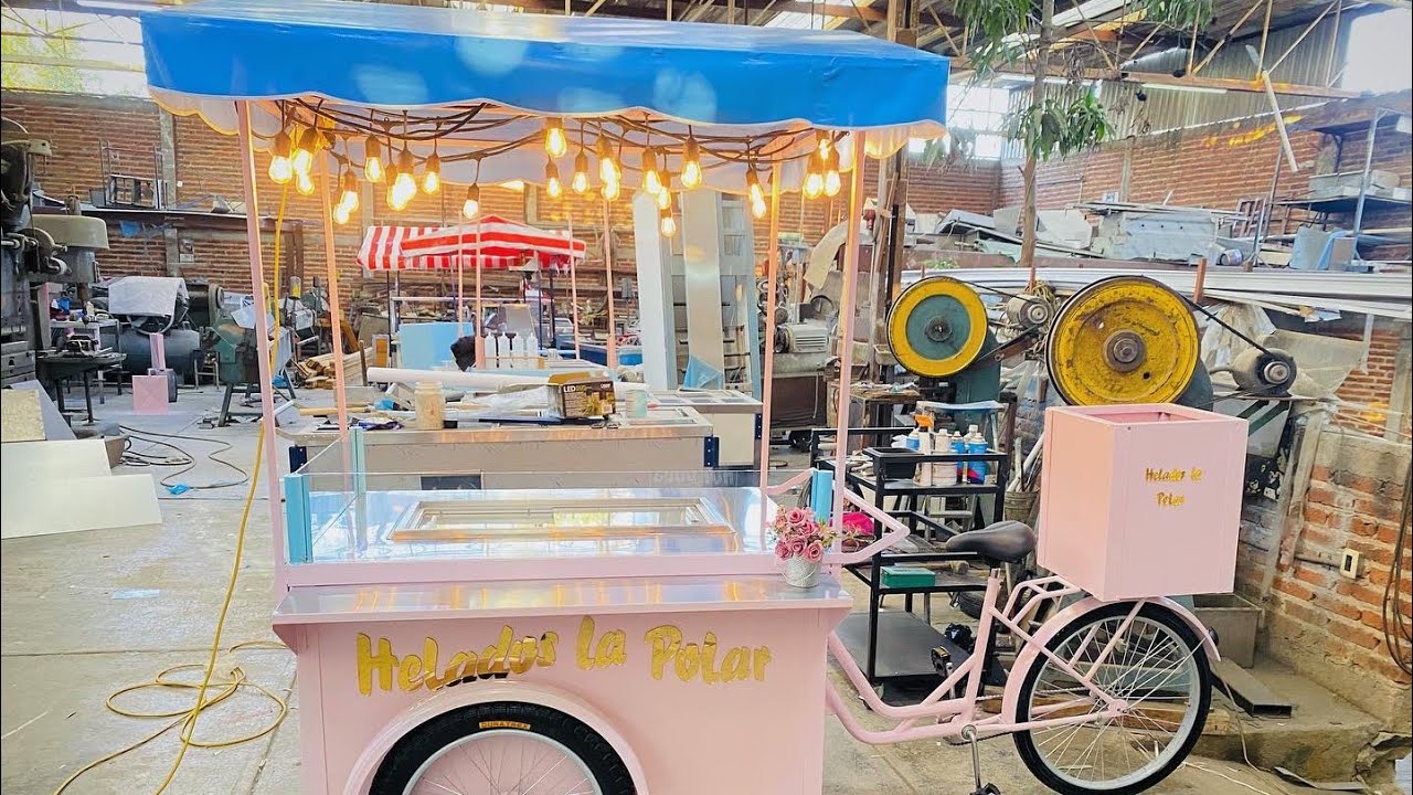 Triciclo para paletas y nieves