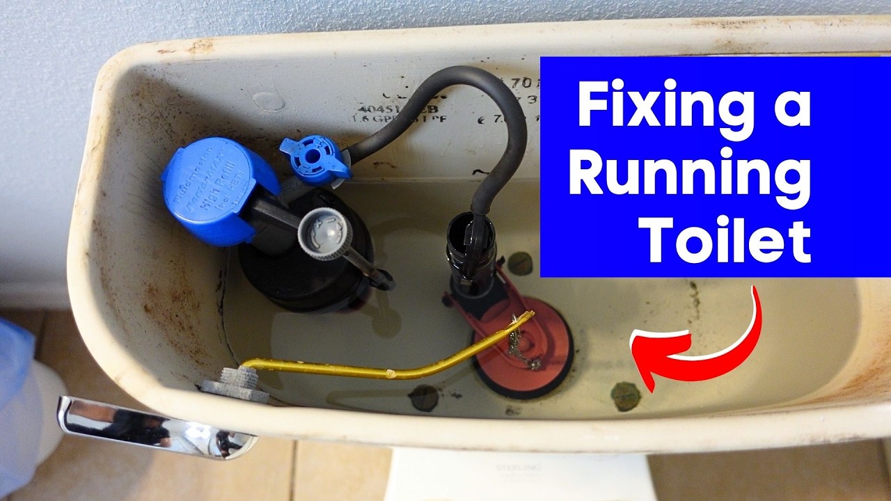Fix a Running Toilet: Replace Fill Valve & Flapper