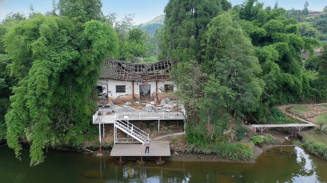 I Bought an Abandoned House by the River and Turned It into a Paradise