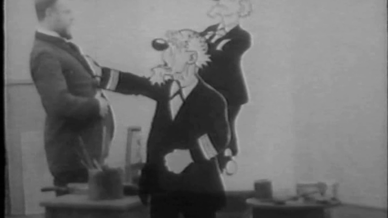 När Kapten Grogg skulle porträtteras   Victor Bergdahl 1917