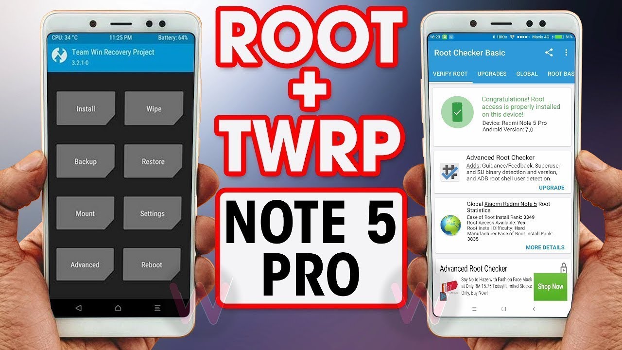 Раздача - Redmi Note 5 Pro: получение прав root и установка TWRP Recovery - самое простое руковод...