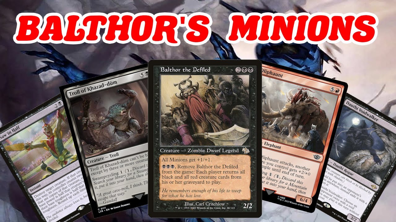BALTHOR'S MINIONS! Legacy Rakdos Graveyard combo with Balthor the Defiled MTG