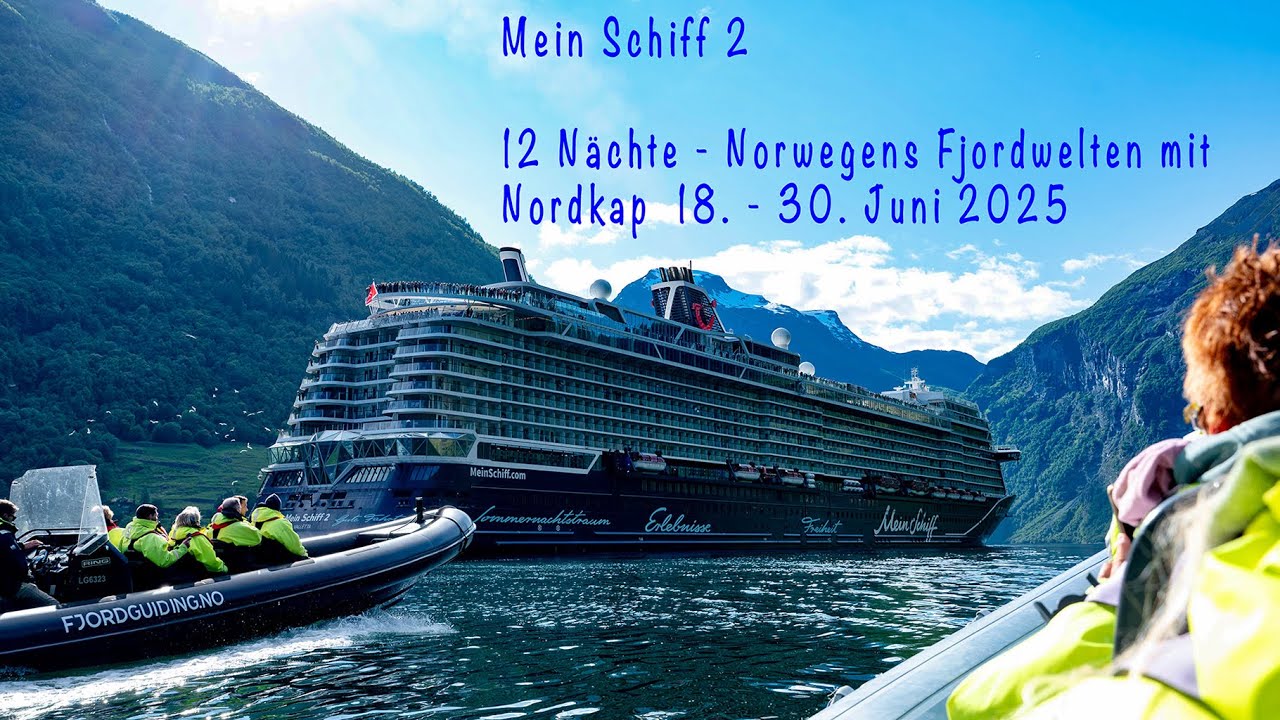 Kreuzfahrt mit der Mein Schiff 2 an das Nordkap Kreuzfahrt Mein Schiff 2 Nordkap 25   4K