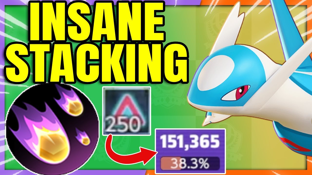 DRACO METEOR LATIOS when STACKED like this goes Crazy | Pokemon Unite