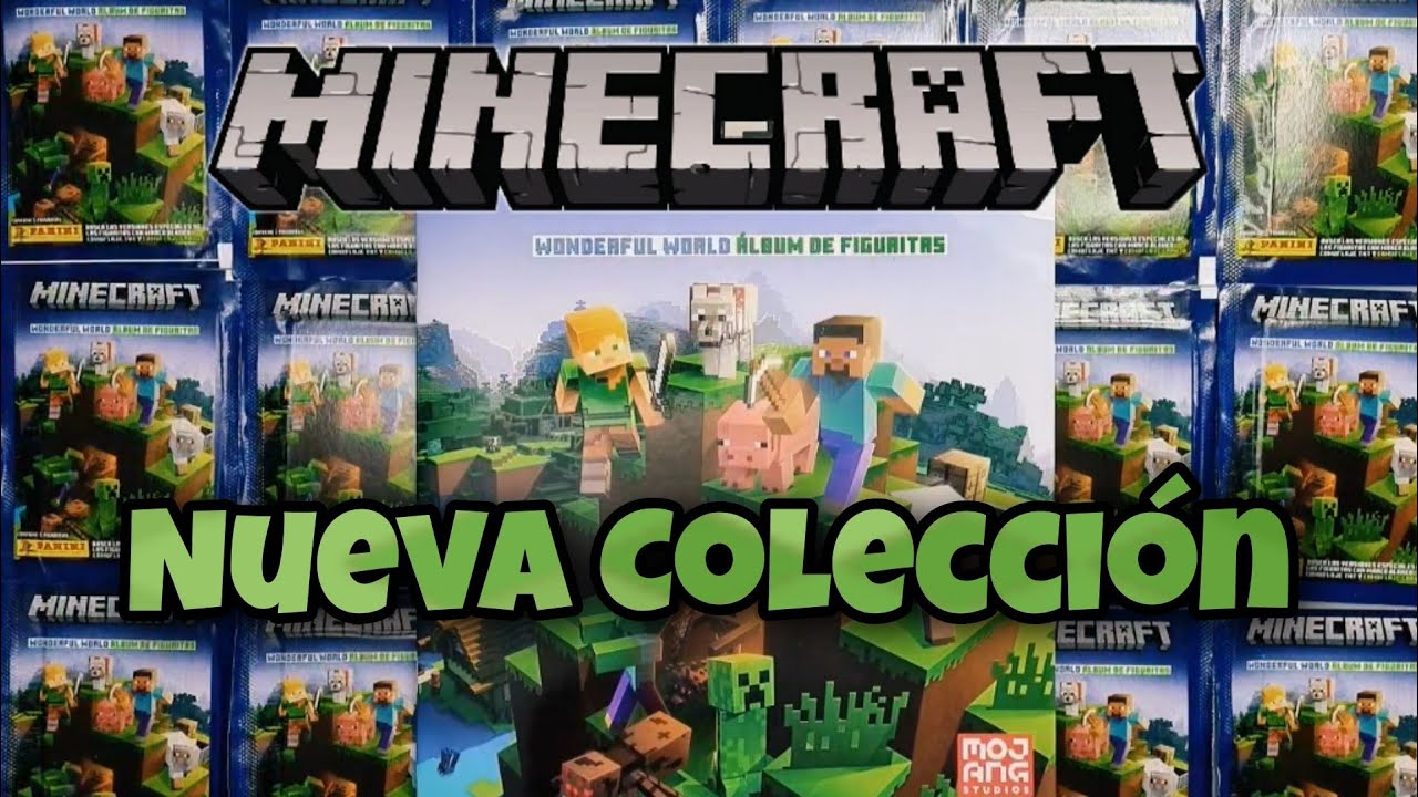 Minecraft Wonderful World Sticket Album Panini Argentina