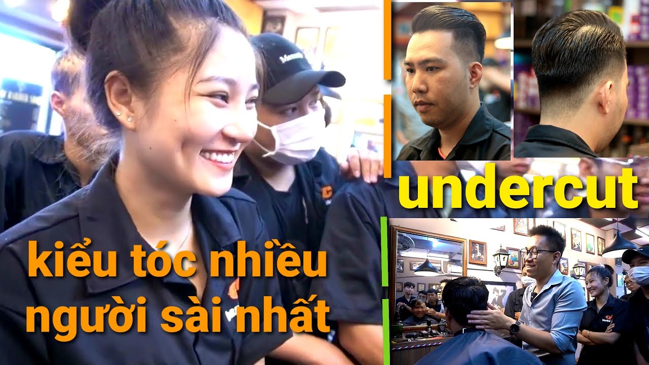 Hướng dẫn học viên mới cắt kiểu tóc nhiều người để nhất undercut. (phần 1) đào tạo barber