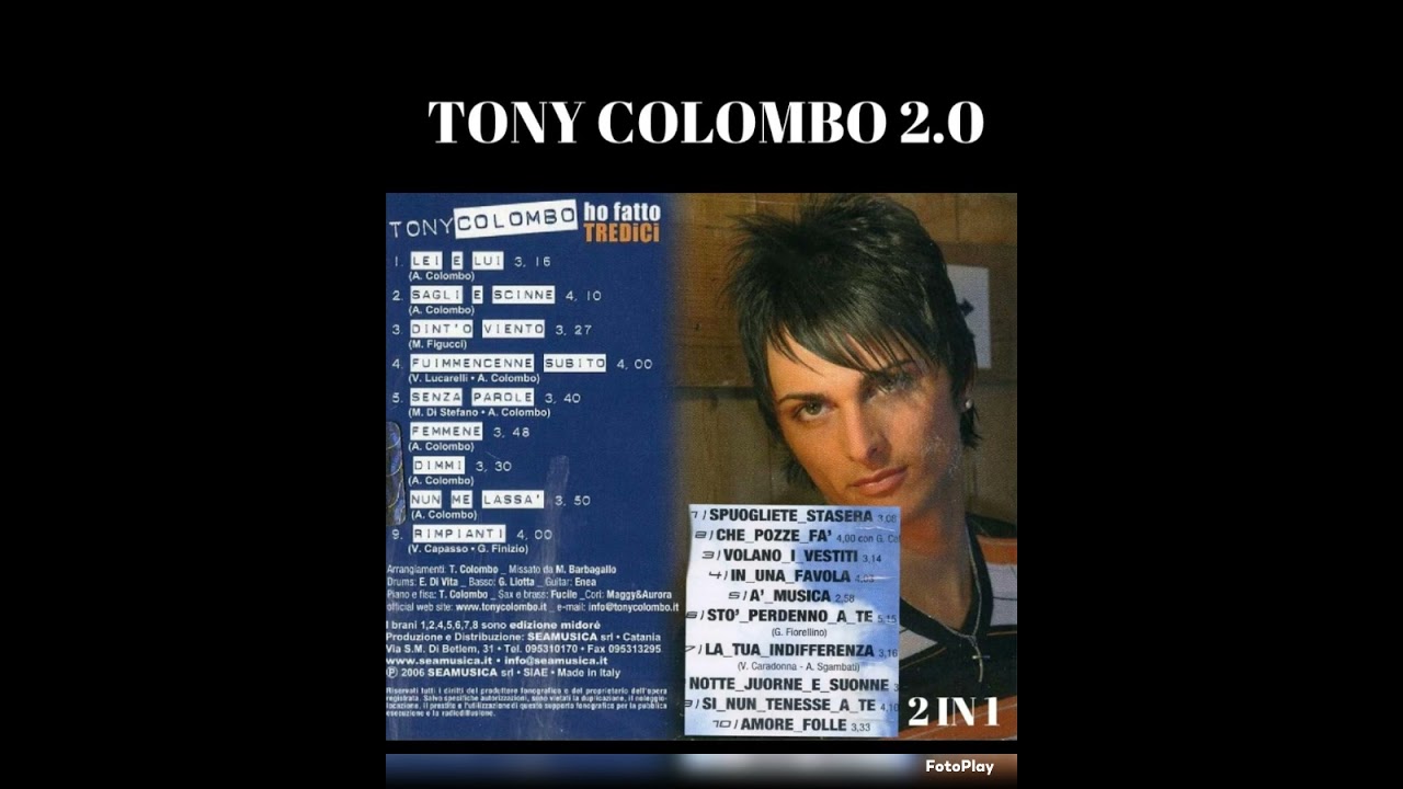 TONY COLOMBO 2.0