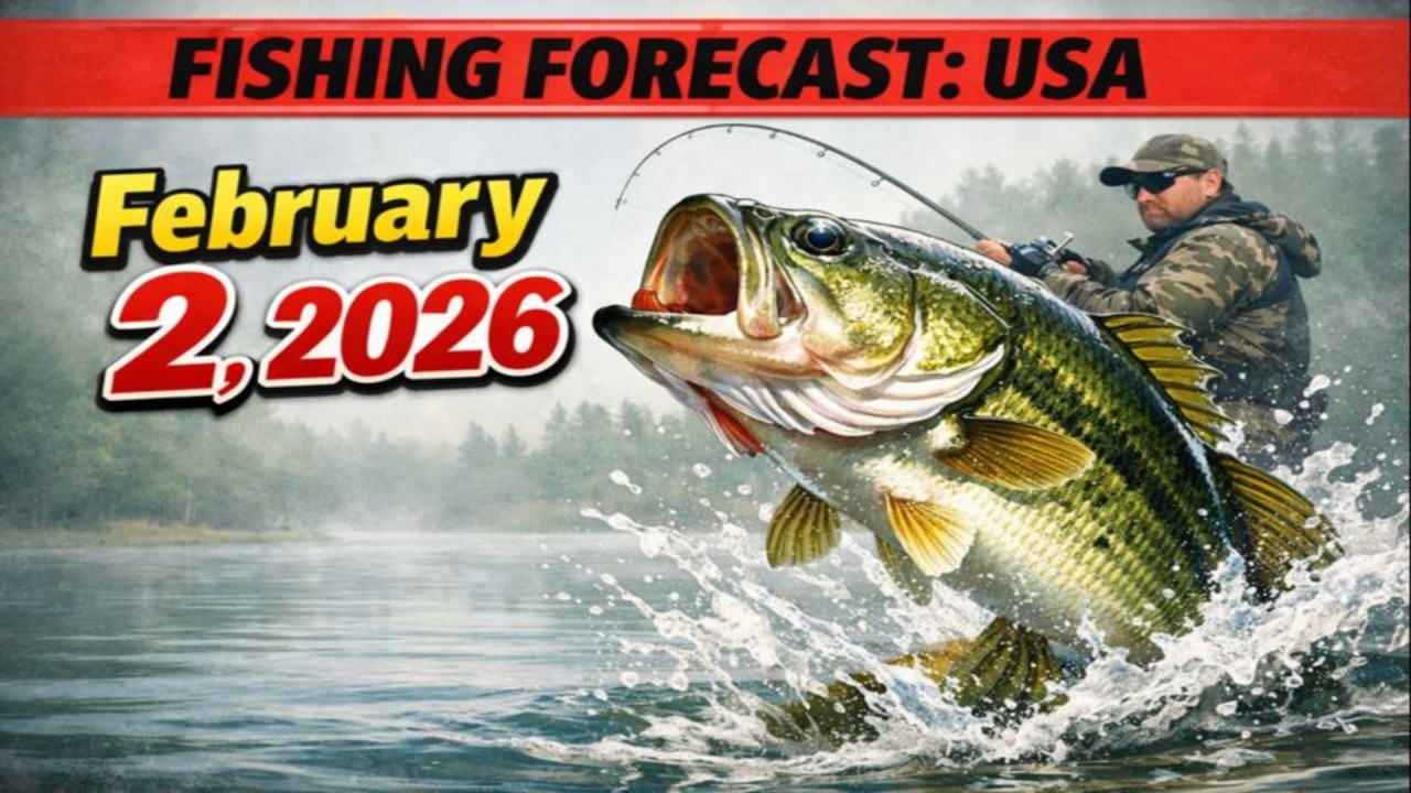 FISHING FORECAST in the USA for February 2, 2026! Drop Everything and Go Fishing!