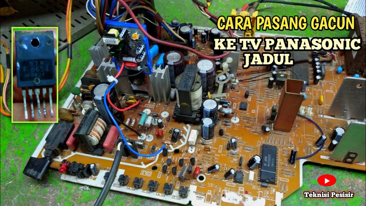 Cara pasang gacun ke tv panasonic jadul
