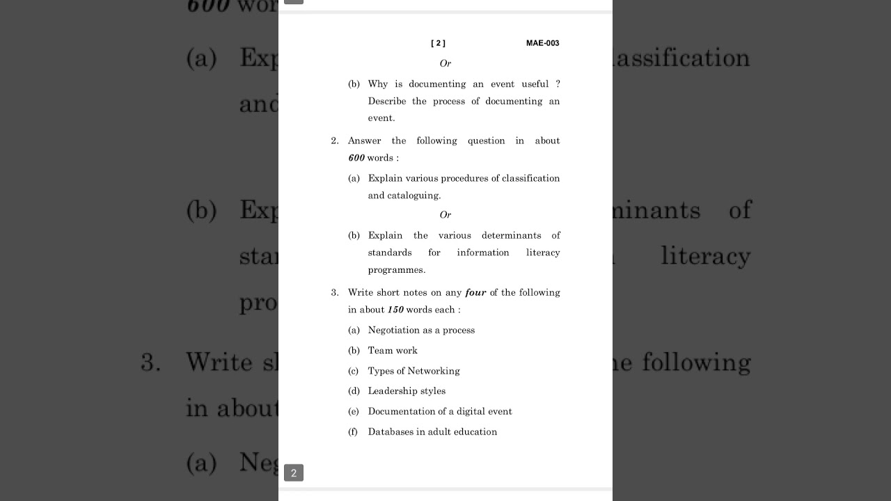 MAE-003   DECEMBER-2022 QUESTION PAPER IGNOU