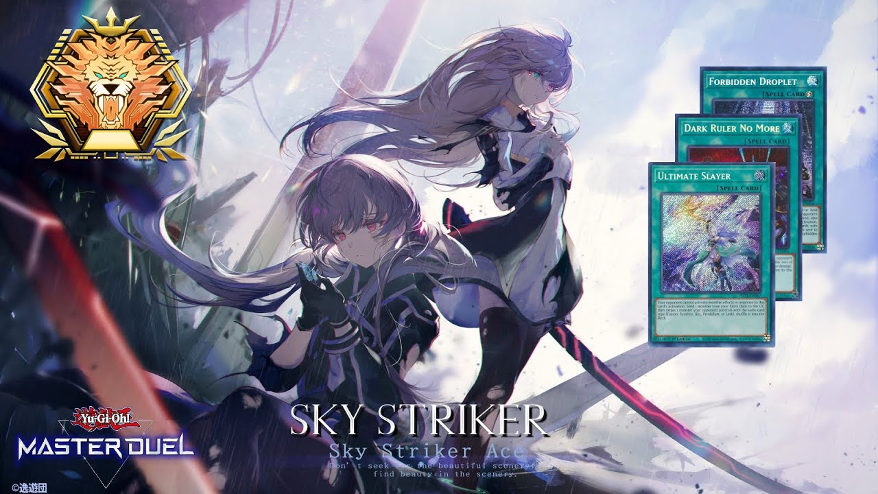 Sky Striker 40-Card Deck Master Rank Gameplay (April 2025) Yu-Gi-Oh: Master Duel - Kud0