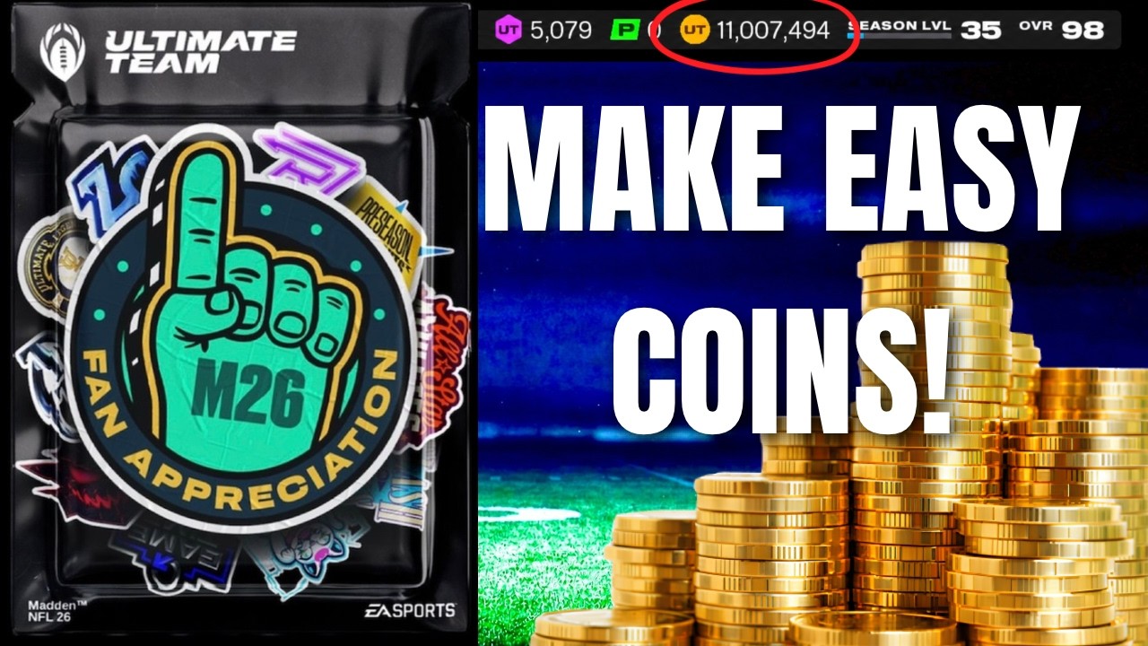 The Best COIN MAKING METHOD in MUT 26 - Fan appreciation + MUT Leaks - Madden 26 ultimate team