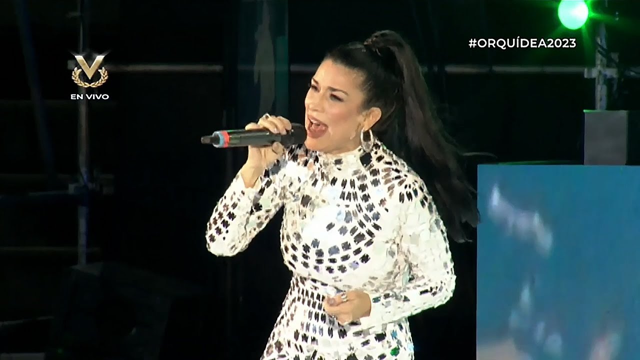 Karina en el Festival Internacional de la Orquídea 2023
