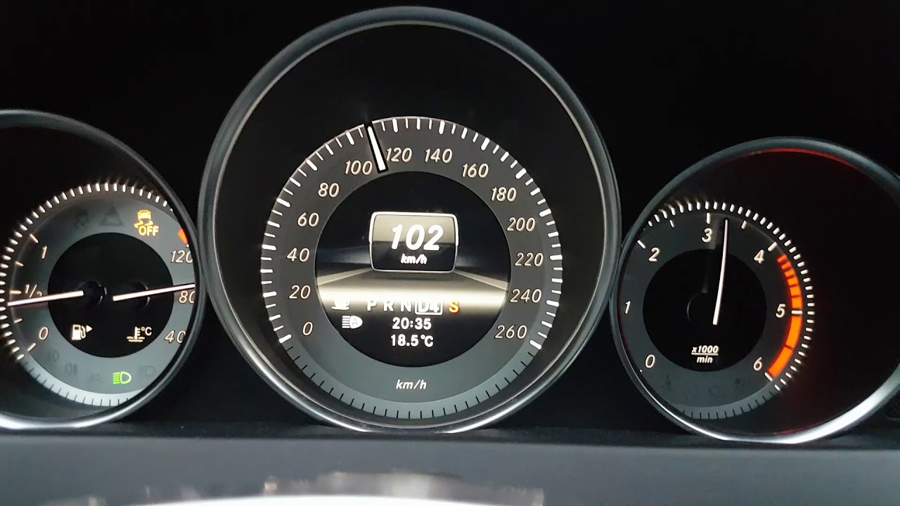 Mercedes W204 C350CDI 0-200kmh Porschekiller