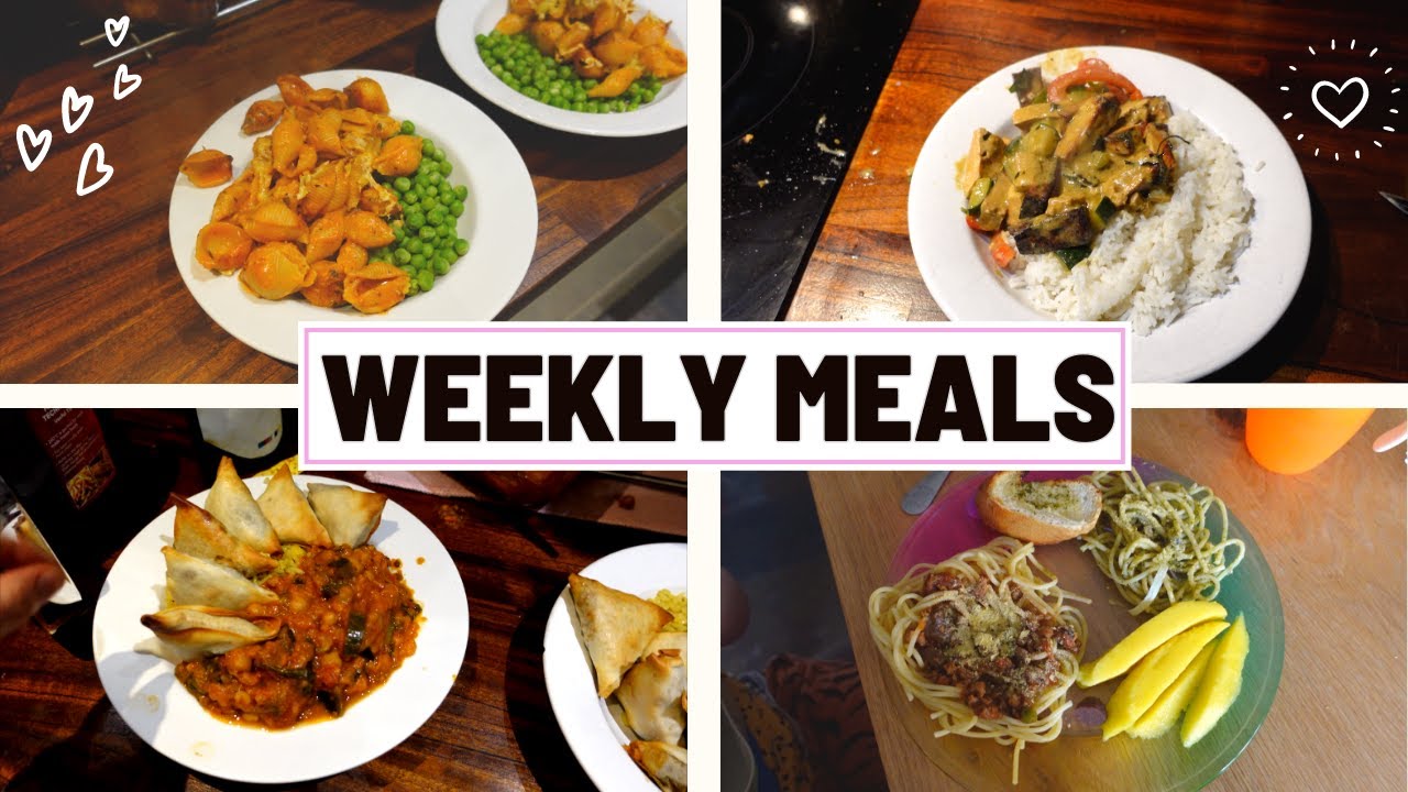 MEALS OF THE WEEK | HONEST VEGAN MEALS | Easy Dinner Ideas