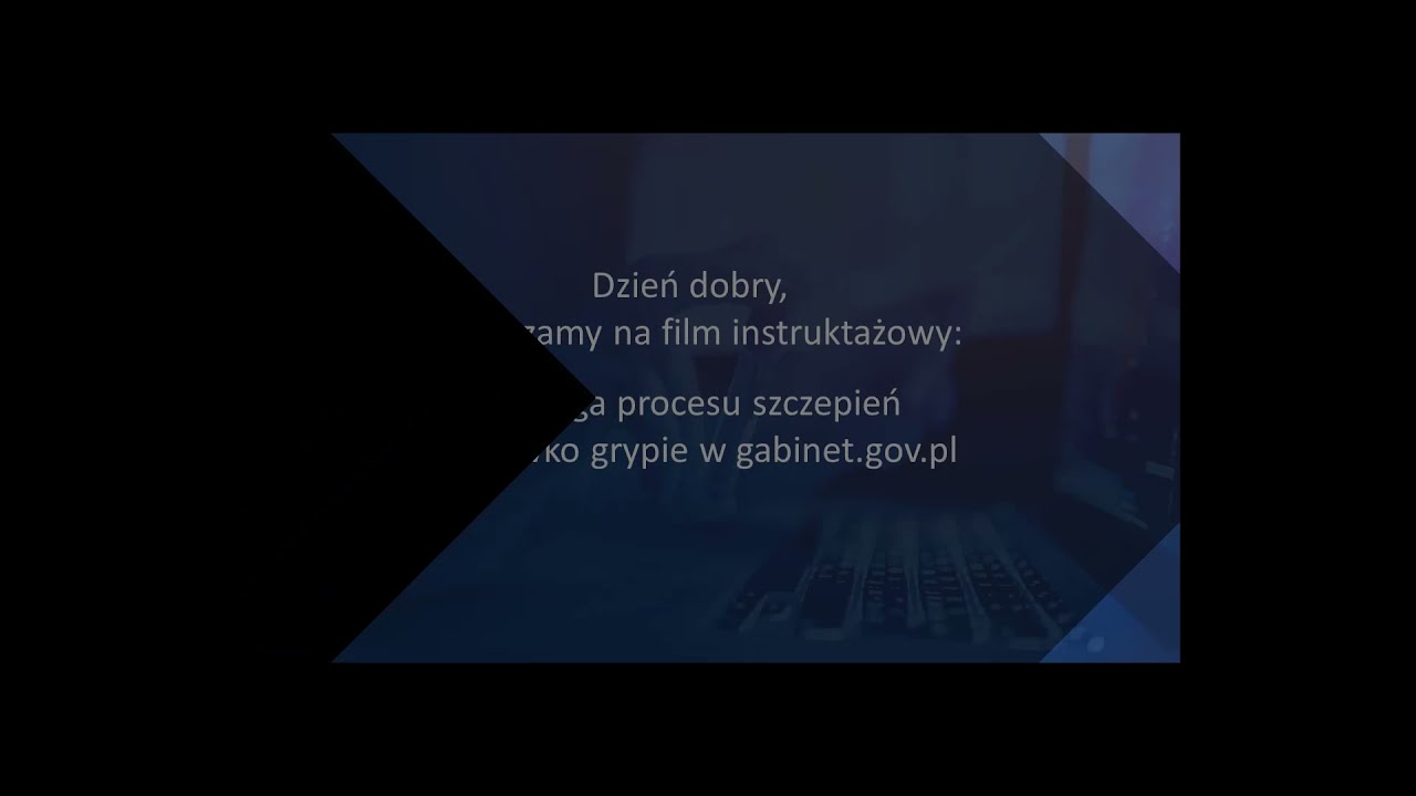 obsługa procesu szczepień przeciwko grypie w aplikacji gabinet.gov.pl