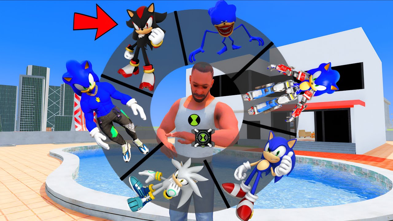 Playing As A Every SONIC In INDIAN BIKE DRIVING 3D