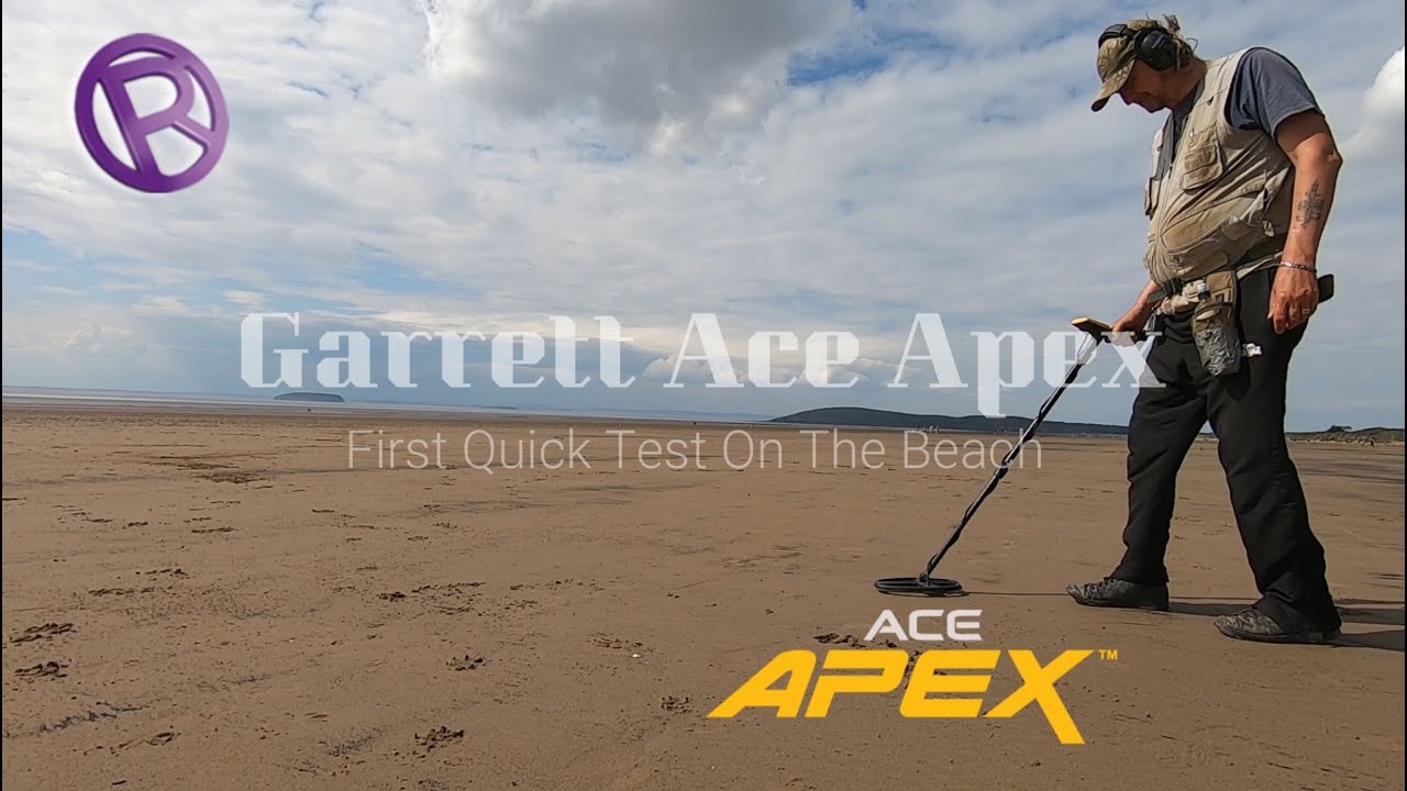 Garrett Ace Apex Metal Detector First LIVE Digs On The Beach