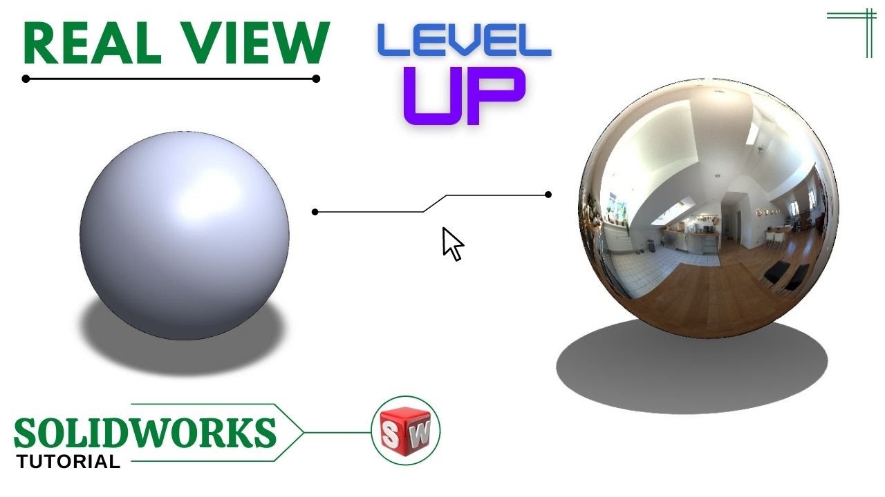 How to activate Realview in Solidworks _ Real View Enable #design
