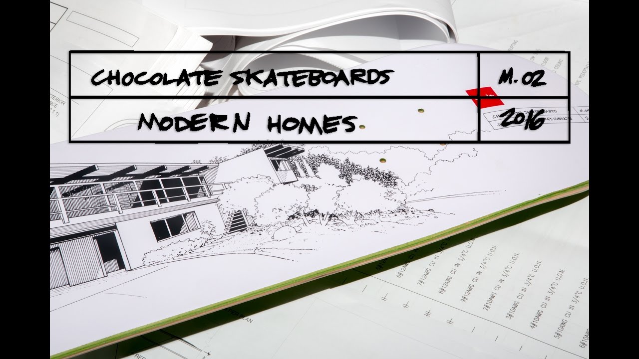 Modern Homes Series by Evan Hecox | Chocolate Skateboards