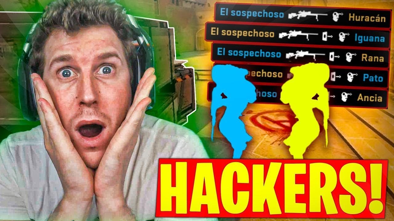 LA PARTIDA MÁS HACKEADA QUE VERÁS EN TU VIDA - HACKERS CS:GO
