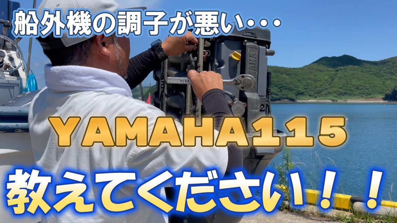 エンジンの調子がわるいんです・・・ヤマハ船外機115　不調　＃custom＃resutoa