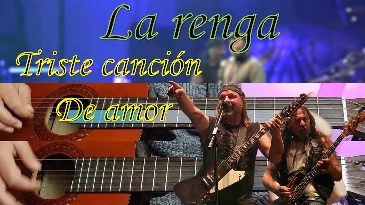 Triste canción de amor - La renga Karaoke