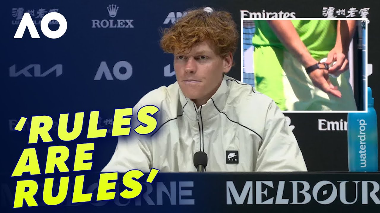 Jannik Sinner weighs in on fitness tracker DRAMA | AO 2026 | Wide World of Sports