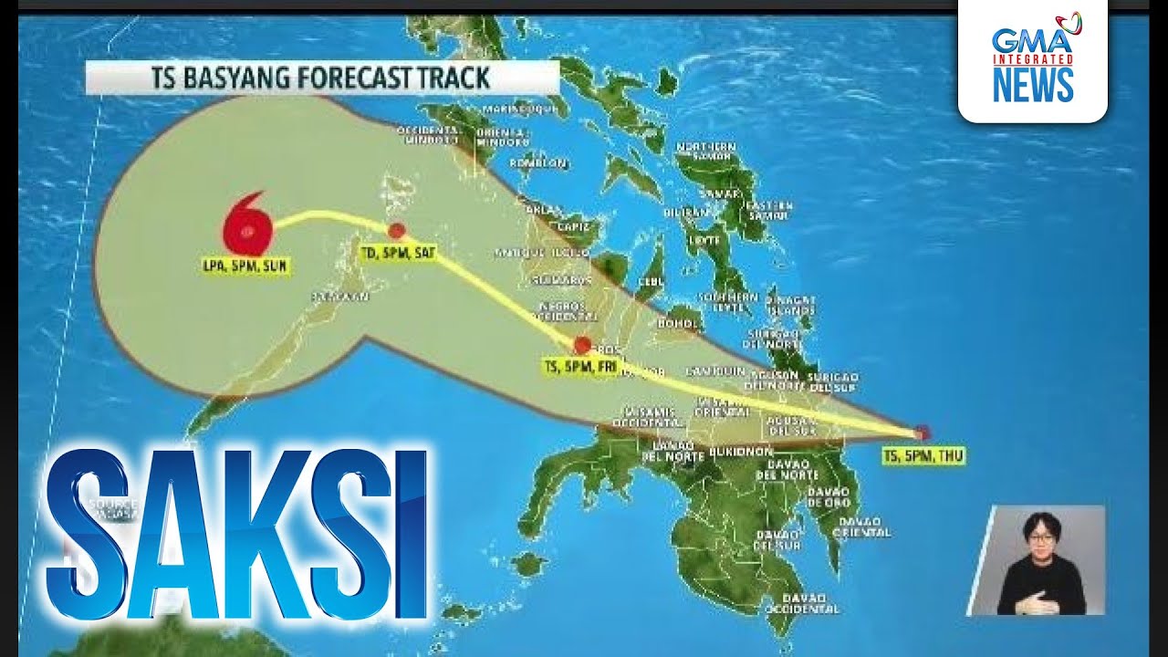 Bagyong Basyang, napanatili ang lakas habang lumalapit sa CARAGA Region. | Saksi