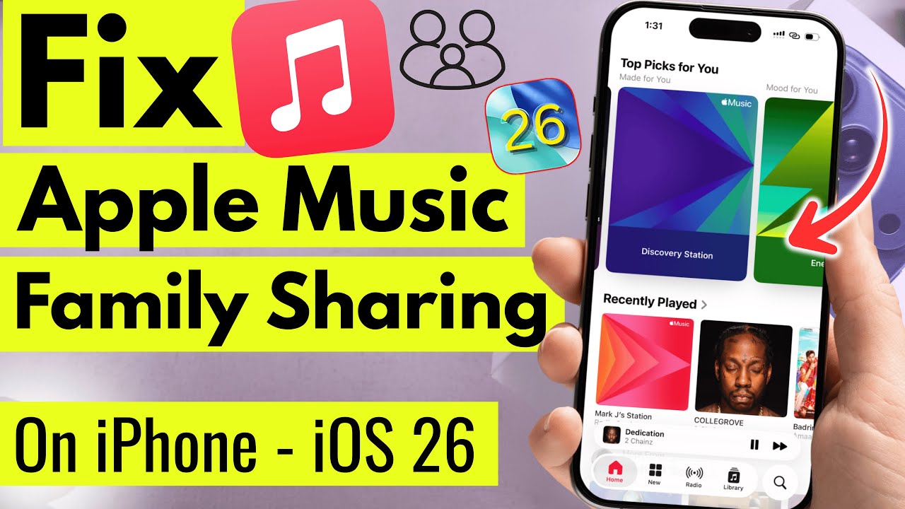 How To Fix Apple Music Family Sharing If It's Not Working in iOS 26