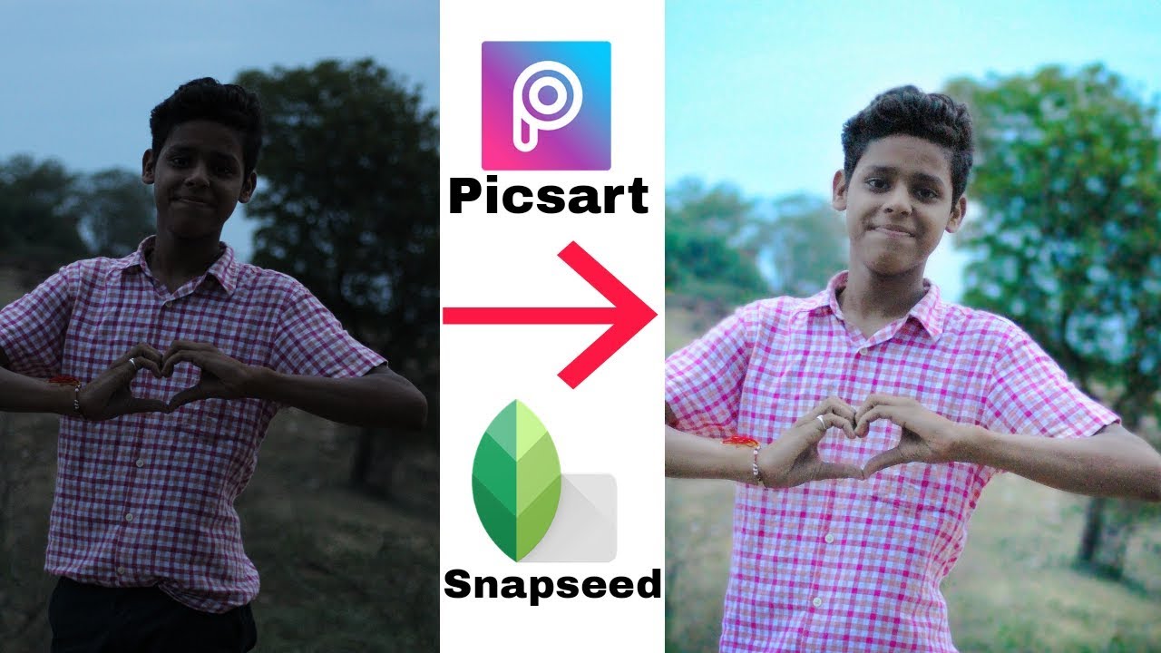 HOW TO EDIT DARK PHOTO // BRIGHTER PHOTO IN PICSART // PICSART AND SNAPSEED EDITING TUTORIAL