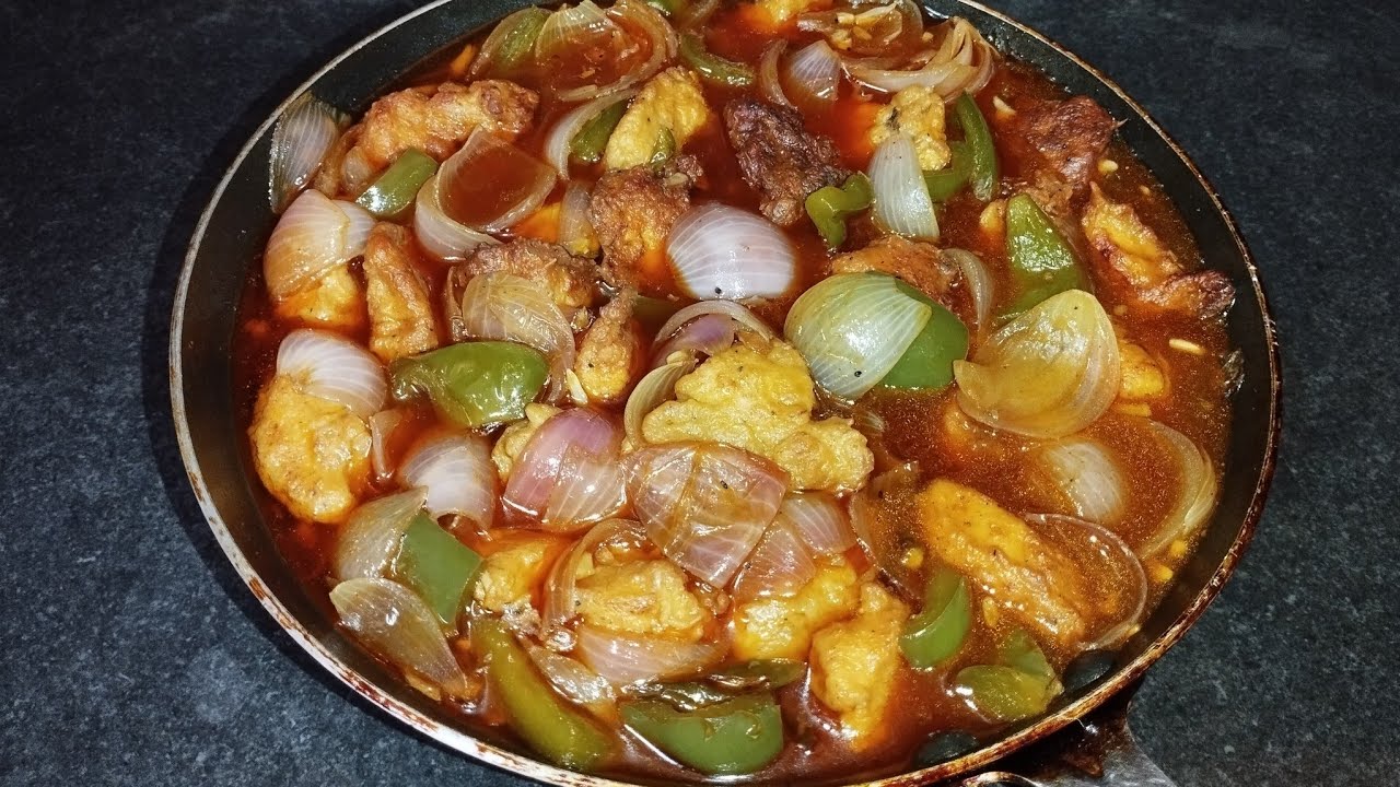 চিলি চিকেন তৈরির সহজ রেসিপি॥ Chilli chicken recipe in bengali restaurant style॥ Chilli chicken gravy