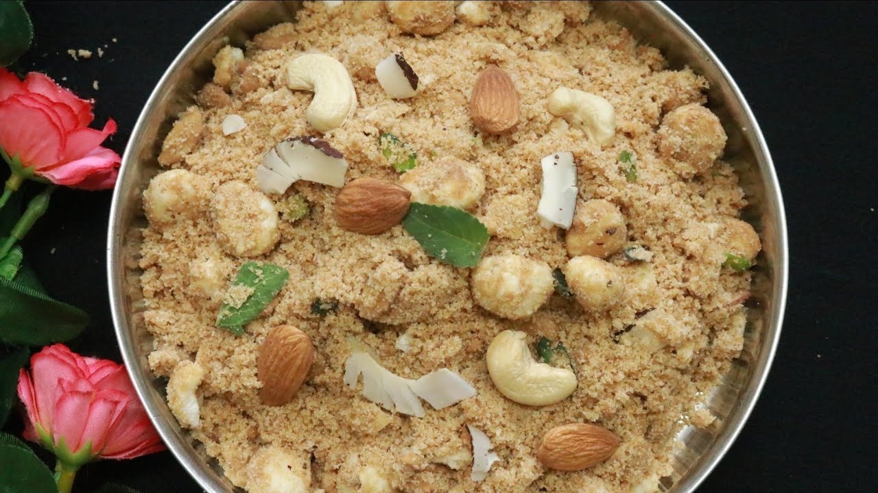 कृष्ण जन्माष्टमी पर आटे की पंजीरी बनाने का सही और आसान तरीका panjiri recipe । Aate ki panjiri