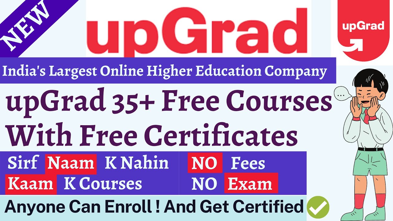 upGrad Free Courses With Certificate | upGrad Courses For Free | Upgrad Online Courses | MBA ML AI