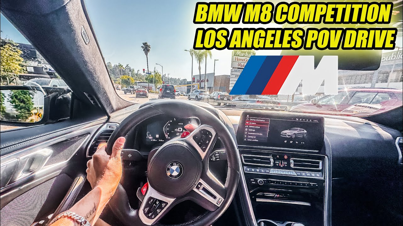 CUTTING UP IN TUNED 2025 BMW M8 COMPETITION | POV DRIVE | LOS ANGELES 