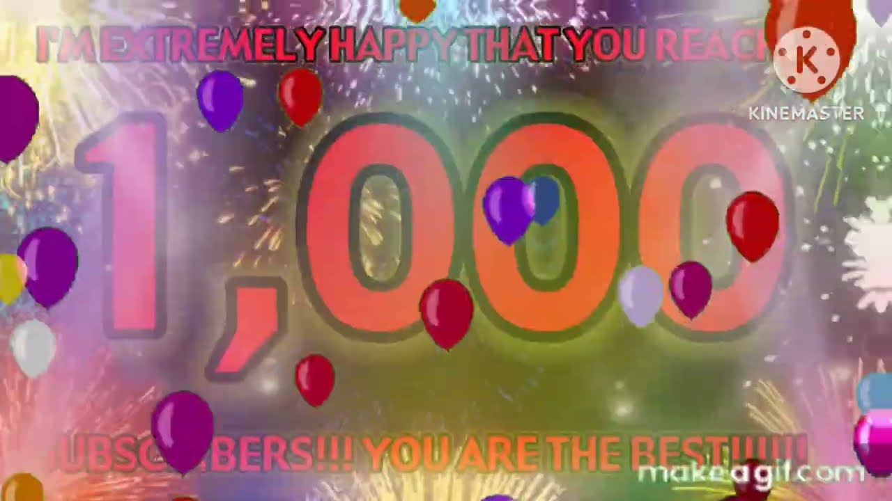 For @Steve_Green_777 HAPPY 1K SUBSCRIBERS!!!