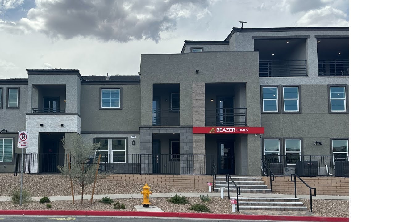 Cantata Pointe By Beazer, New Build Townhomes For Sale Henderson Nv, Barclay Model-2,256 sf, $479k +