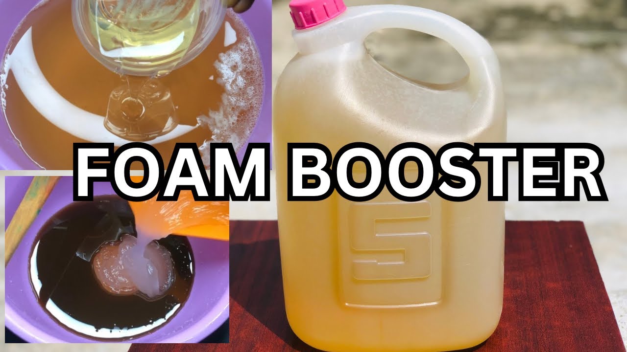 HOW TO MAKE HIGH QUALITY FOAM BOOSTER/SDBS CORRECTLY