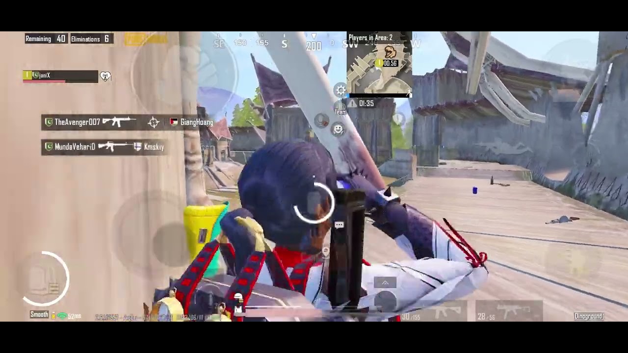 Pubg mobile intense fight gameplay