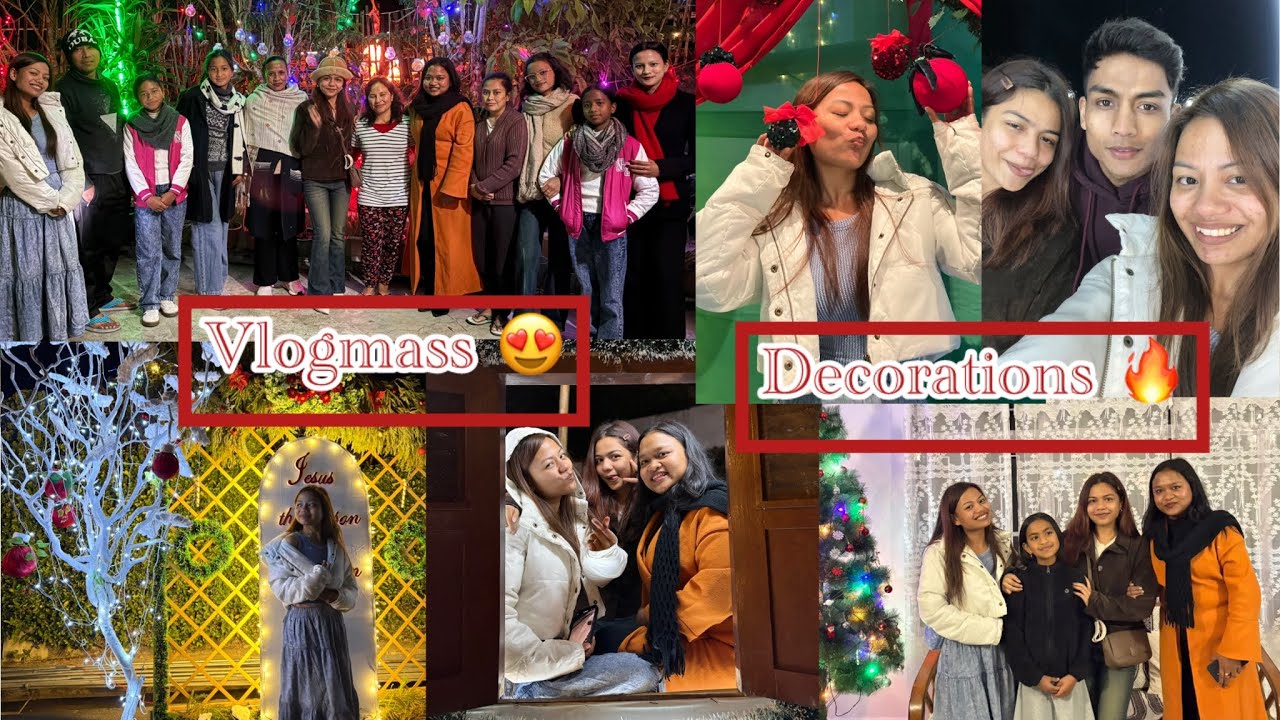 Christmas vlog 😍,Yi wa best duh pynriam ki ha jwai?🤔🔥
