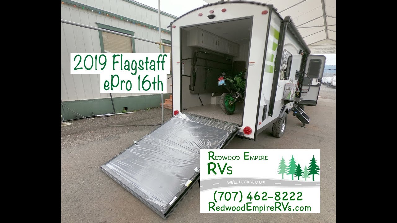 2019 Forest River Flagstaff ePro 16th walk through video