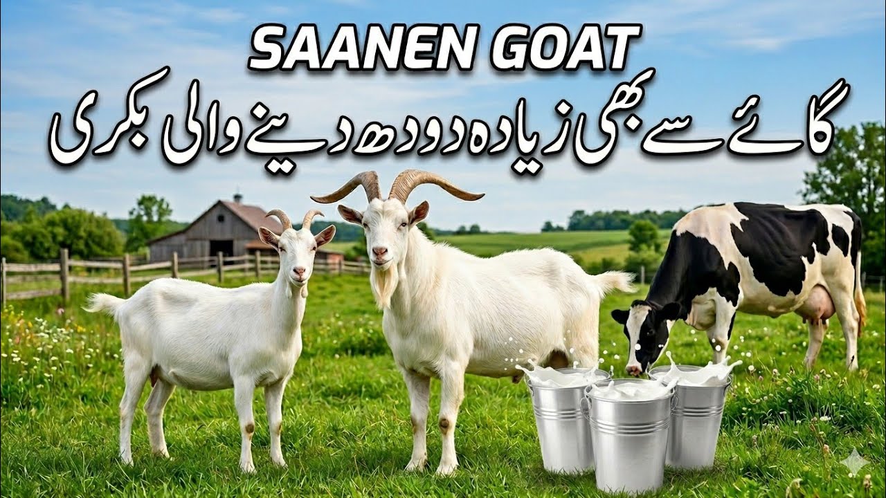 The Goat That Gives More Milk Than A Cow | The Goat That Produces More Milk Than A Cow | Saanen Goat