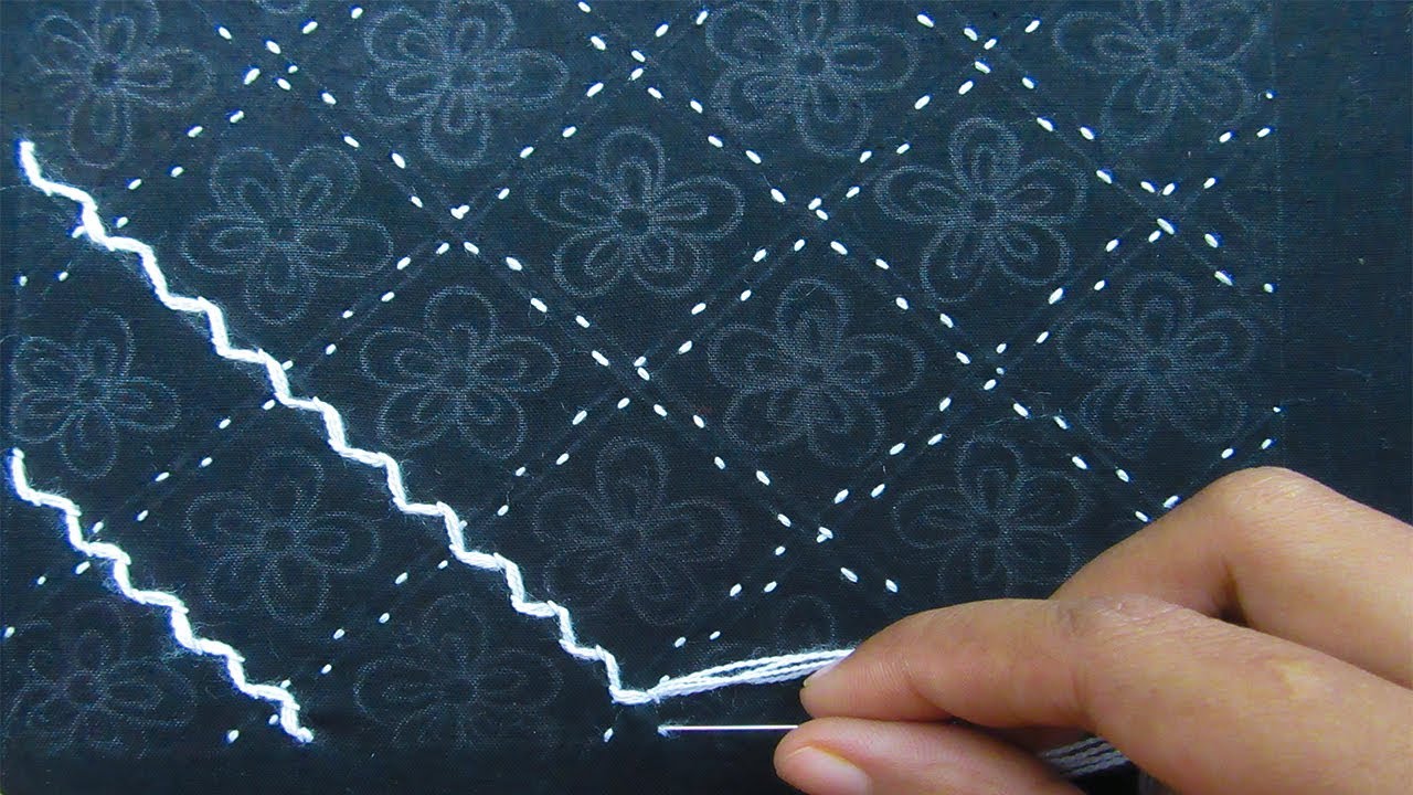 Hand Embroidery, Nakshi Kantha Drawing & Stitching Tutorial, Nakshi Katha