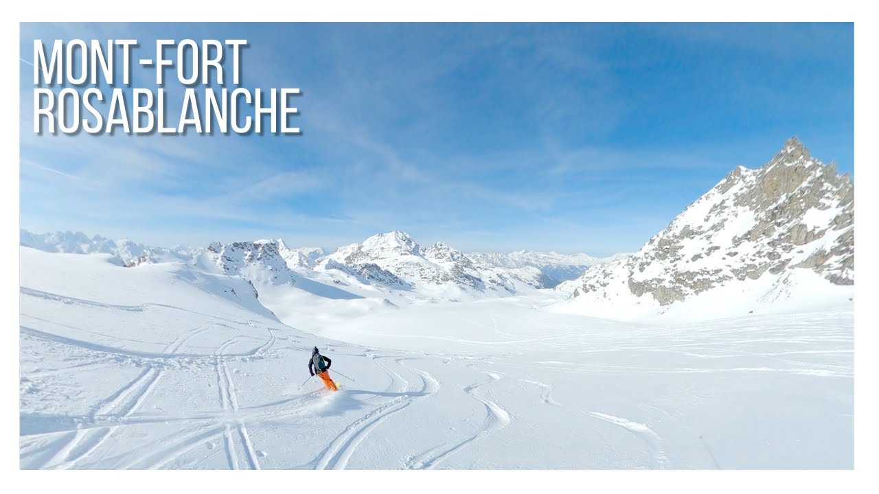 Rider le MONT-FORT et la ROSABLANCHE | 2 sommets de plus de 3000m à VERBIER