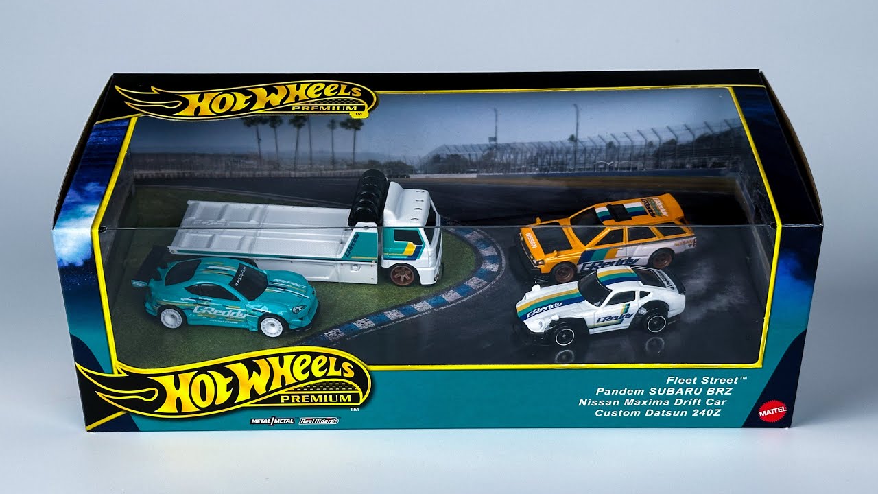 Unboxing 2024 Hot Wheels Premium Display Set - GReddy
