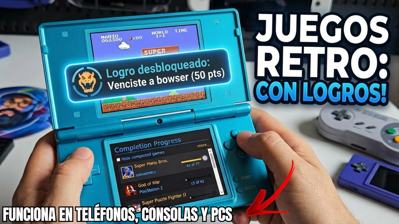 🔥 Platinar Juegos Retro Ahora es Posible | Retroachivements